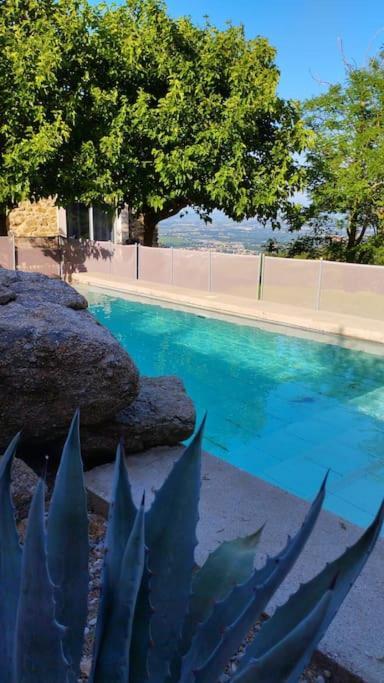 Villa Spacieuse -Vue Exceptionnelle- Piscine Saint-Romain-de-Lerps Kültér fotó